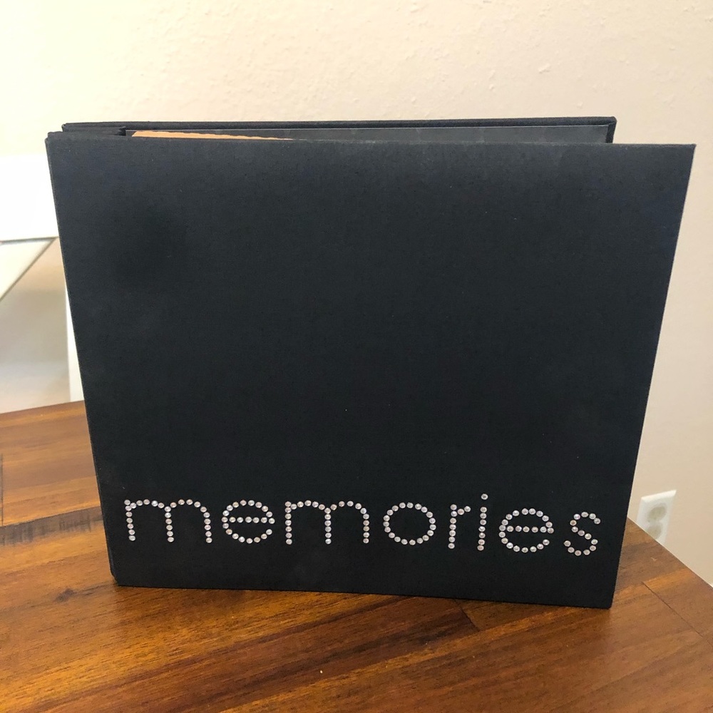 Scrapbook Album with Rhinestones black